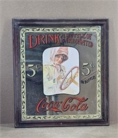 1970s Coca-Cola Mirror Advertising Sign