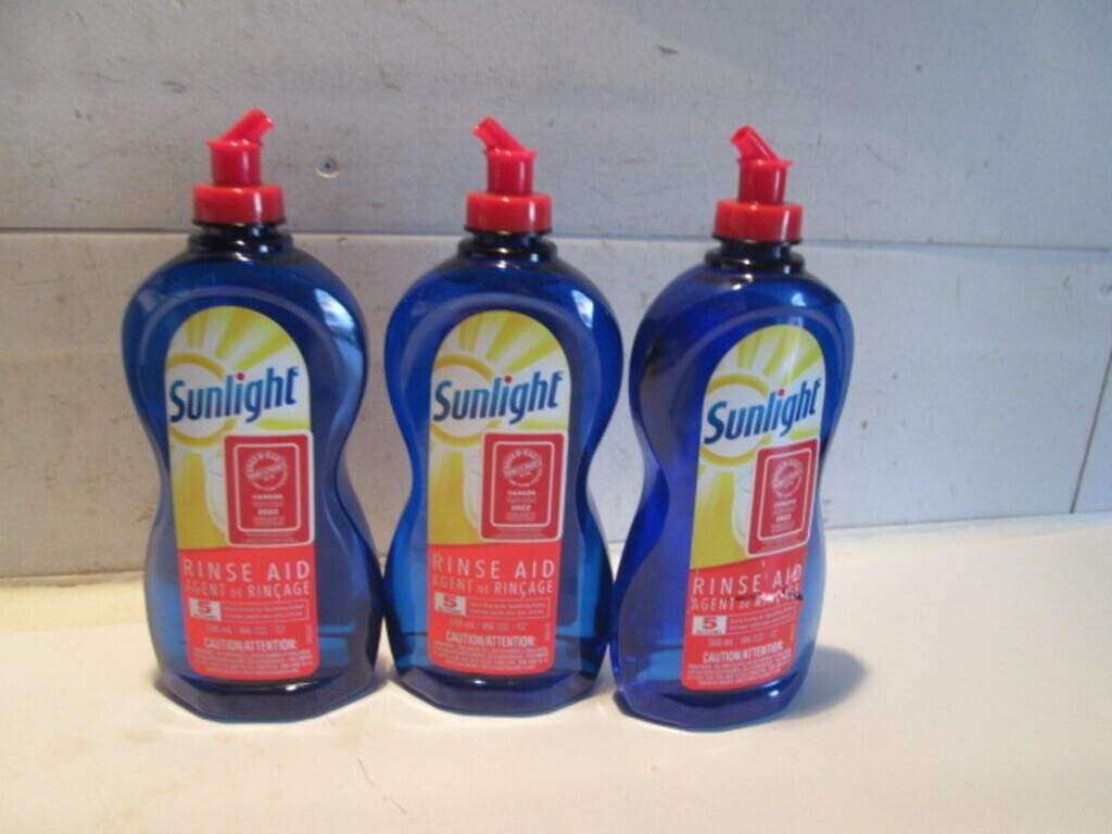 LOT 3 SUNLIGHT RINSE AID-500ML