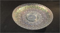 Fenton Carnival Glass Persian Medallion White Bowl