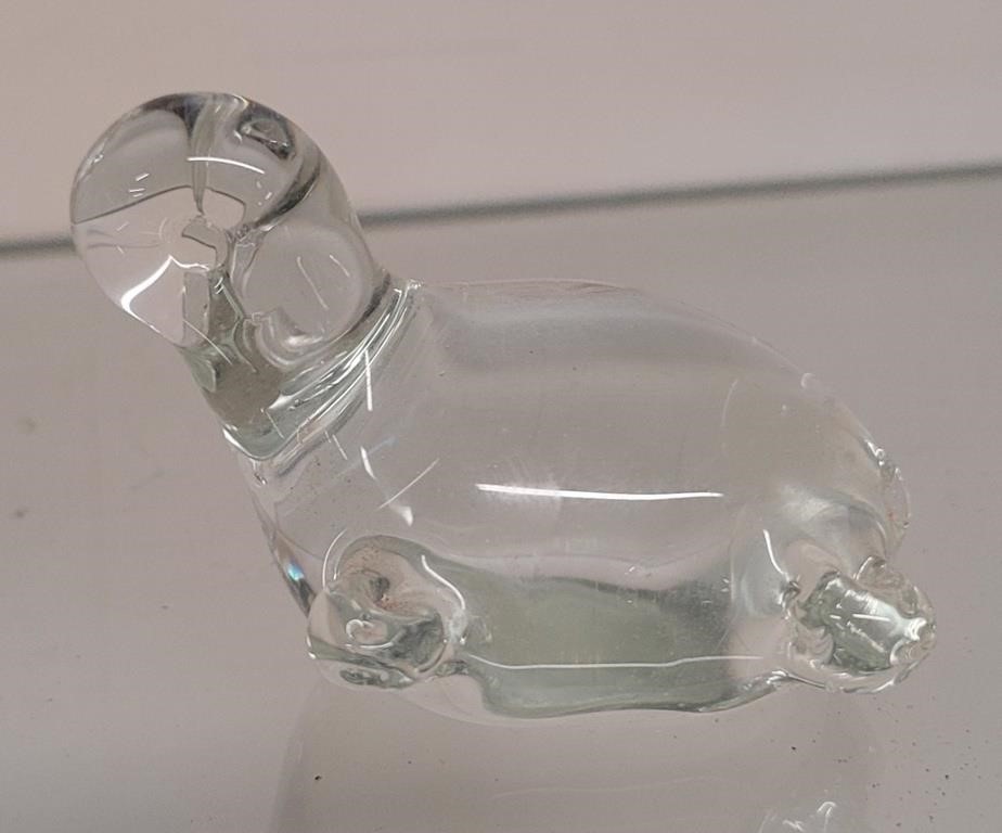 Glass Turtle 3 1/2 inches