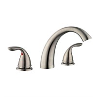 $159  2-Handle Roman Tub Faucet, Brushed Nickel