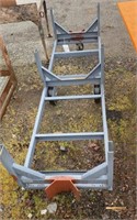 Cart with casters,8' X 28" approx