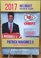 Patrick Mahomes Custom Rookie Card