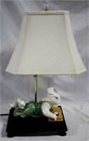 Rabbit figural 24" lamp