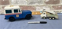 (2X) VINTAGE COLLECTIBLE VEHICLES, MAIL CARRIER