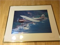 18x13 Framed airplane photograph