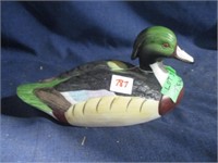 9" Ceramic Woodcraft Duck