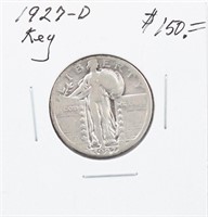 1927-D Silver Standing Liberty Quarter KEY