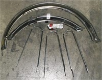 BIKE FENDER CHROME 24"