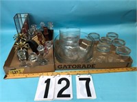 Glassware & Candlesticks 2 Flats