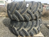 Set of (2) 30.5L-32 Tractor Tires
