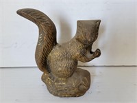 Brass Squirrel Statue