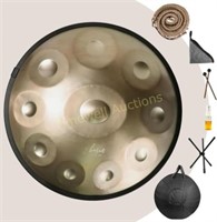 Ebusin Handpan Drum  22-Inch D Minor 10-Note