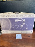Explorer 1650 telescope kit appears new