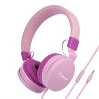 Insten Kids 3.5mm Headphones - Foldable  Pink