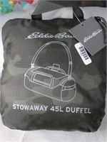 New w/ Tags Eddie Bauer Stowaway Duffel