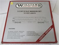 Williams Santa Fe 5-Car Madison Coach Set 2402, OB