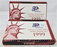 (2) 1999 Silver Proof Sets