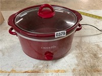 Red crock pot- mid size