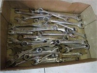 BOX FULL OF WRENCHES