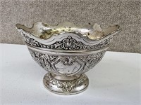 Vintage Silver Plated Bowl From Japan