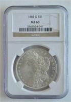 1883-O NGC MS 63 Morgan Dollar