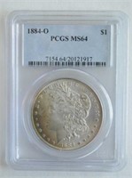 1884-O PCGS MS 64 Morgan Dollar