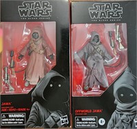 2 NIB Star Wars Black off world Jawa & Jawa Figure