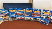 6 Hot wheels New on card