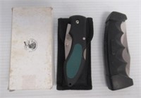 (2) Folding knives including Gerber 4" blade and