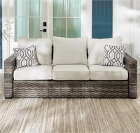 Spring Lake Deep Seating Sofa- Beige