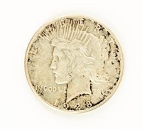 Coin 1928 Peace Silver Dollar in Fine