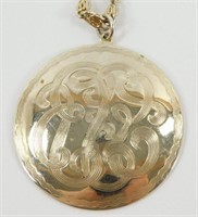 Vintage MARINO Signed Pendant Necklace -