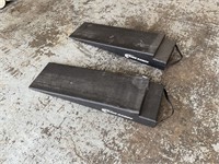 Pair of race ramps, used condition