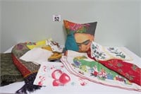 Tablecloths, Runners, Pillow & More w/ Vintage