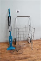 Laundry Cart & Bissel Feather Weight
