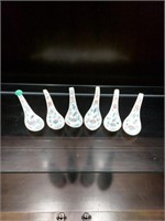 Asian painted spoons