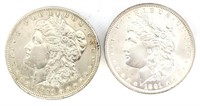 1891 & 1891-S Morgan Silver Dollars