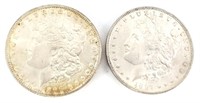 1896 & 1897 Morgan Silver Dollars