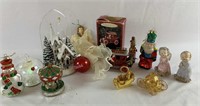 Lot Of 12+ Vintage Christmas Ornaments / Decor