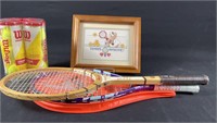 Time To Play!  Lot Of 4 Tennis Items