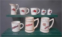 Philadelphia Phillies Pottery Items
