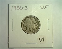 1930-S BUFFALO NICKEL VF