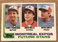 1982 Montreal Expos ROOKIE Card - Francona