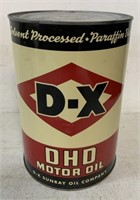 D-X Sunray DHD Motor Oil 5 qt. can