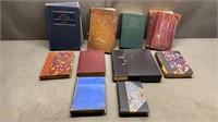 10pc 1800s-1900s Vtg Books w/Darwin
