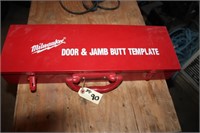 Milwaukee Door & Jam Butt Template Set