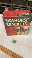 Sawhorse brackets