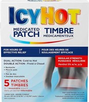 (2) 5-Pk Icy Hot Medicated Patch, Long-Lasting