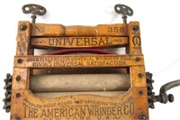 Antique wood wringer